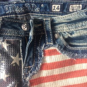 COPY - Girls Miss Me shorts